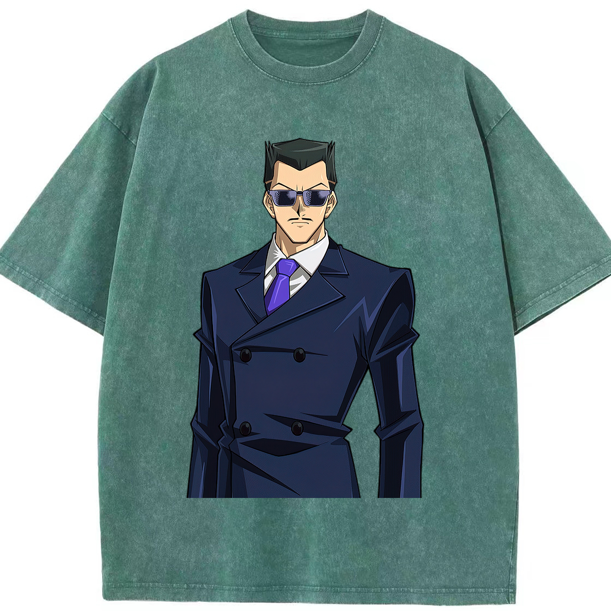 （画像用） 遊☆戯☆王 Yu-Gi-Oh! 綿100% ヴィンテージ風 半袖Tシャツ（フロントプリント）